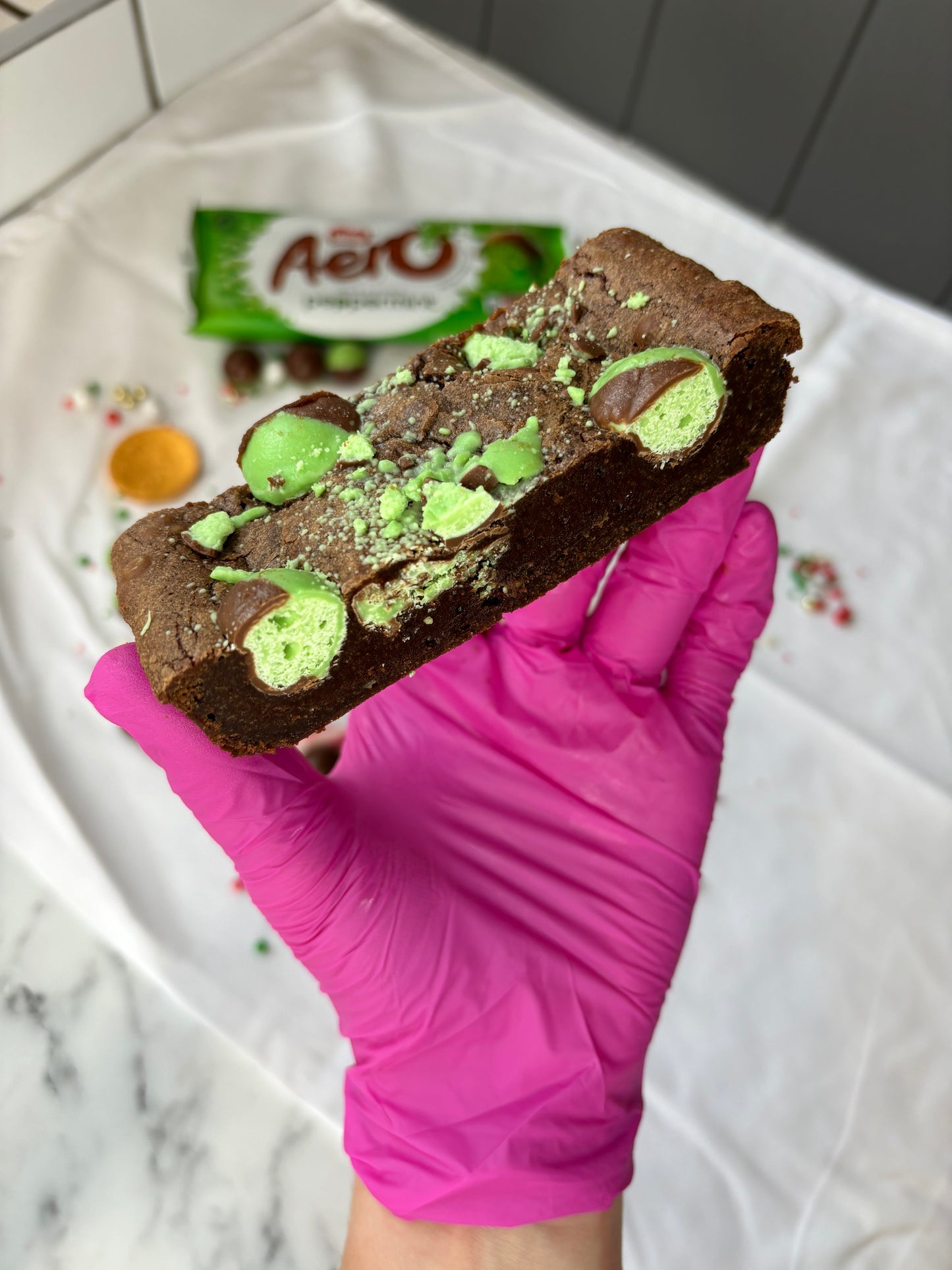 Mint Aero Brownie Tray