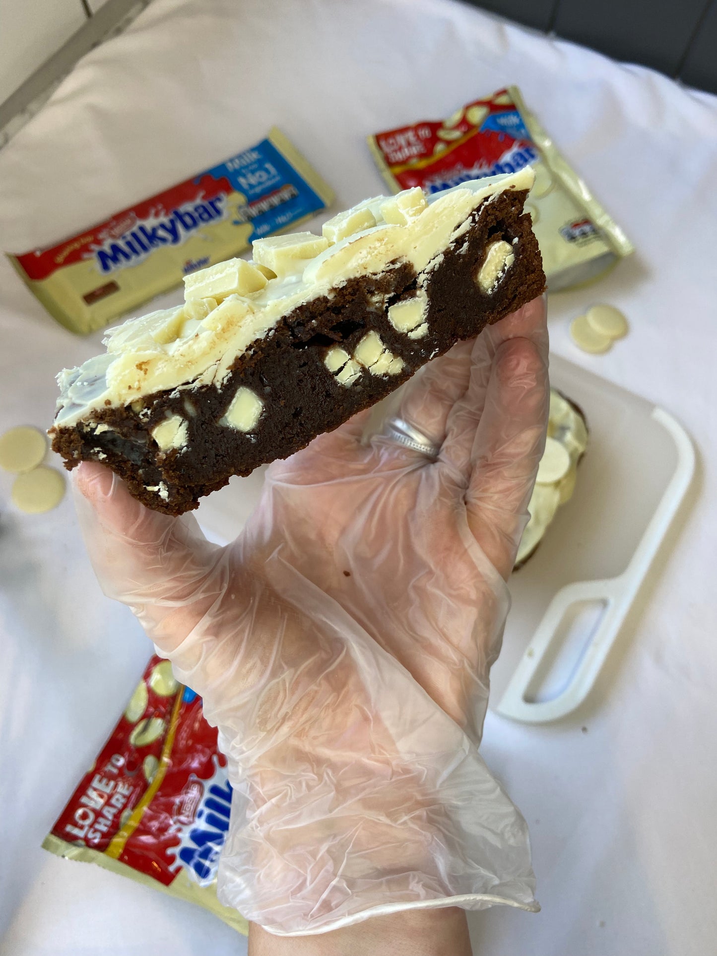 Milky Bar Brownie Tray