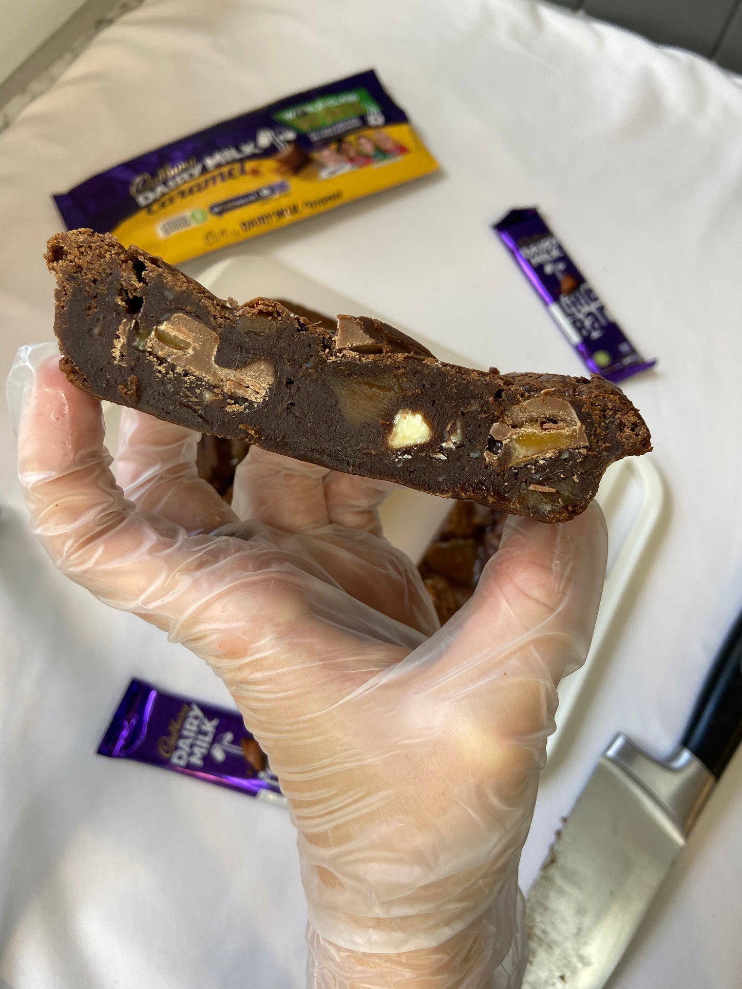 Cadbury's Caramel Brownie Tray