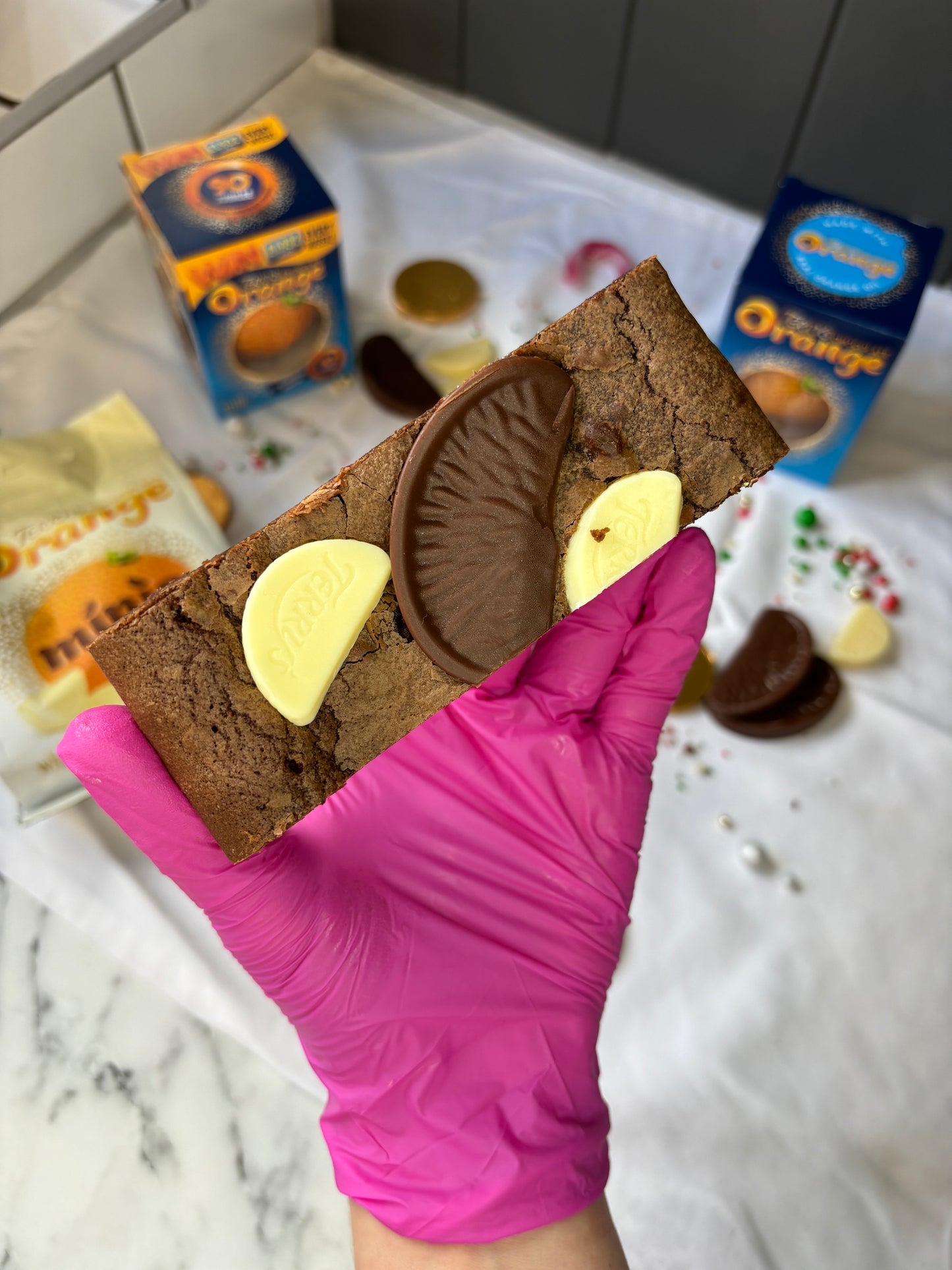 Terry's Chocolate Orange Brownie Tray