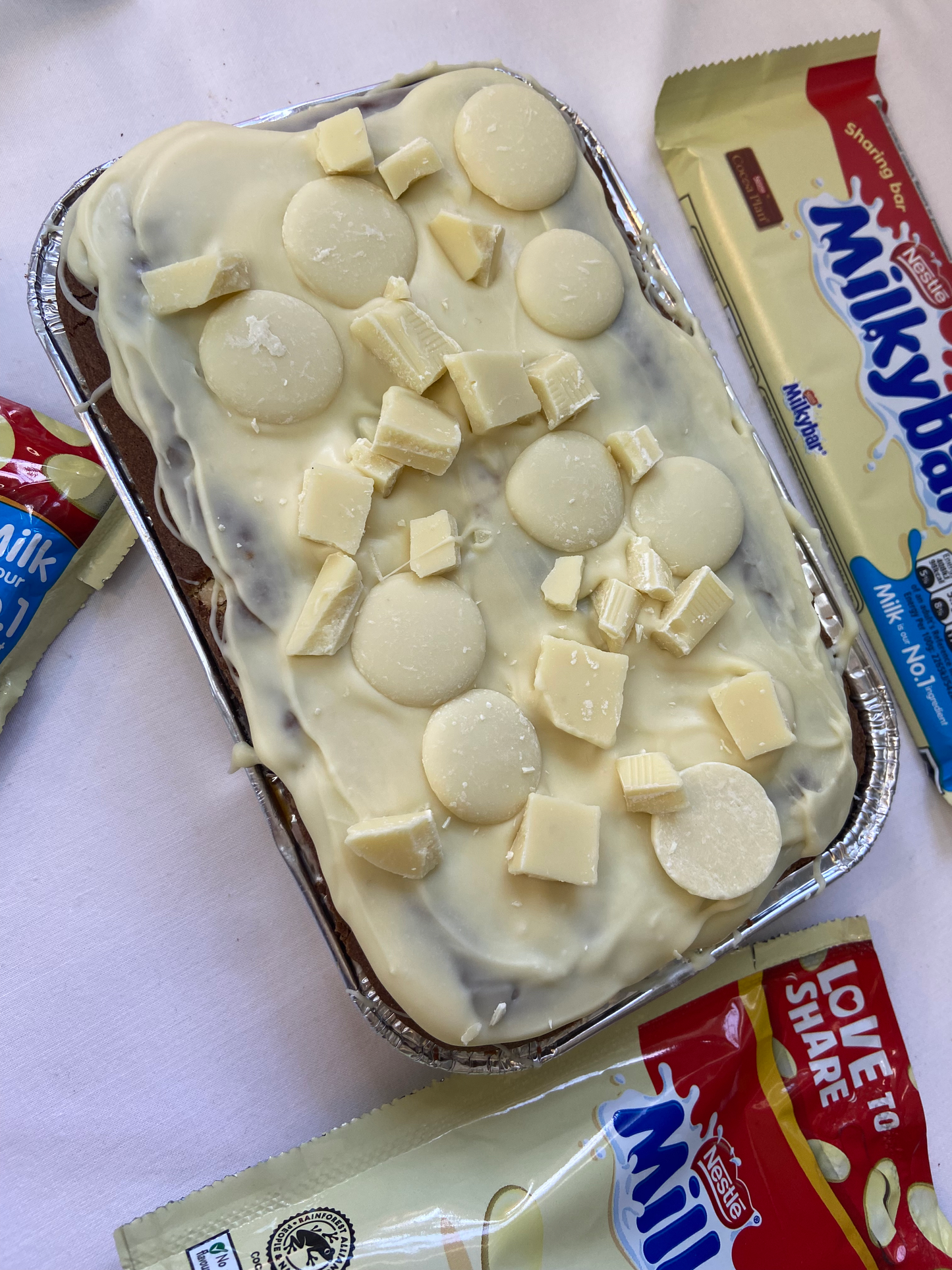 Milky Bar Brownie Tray