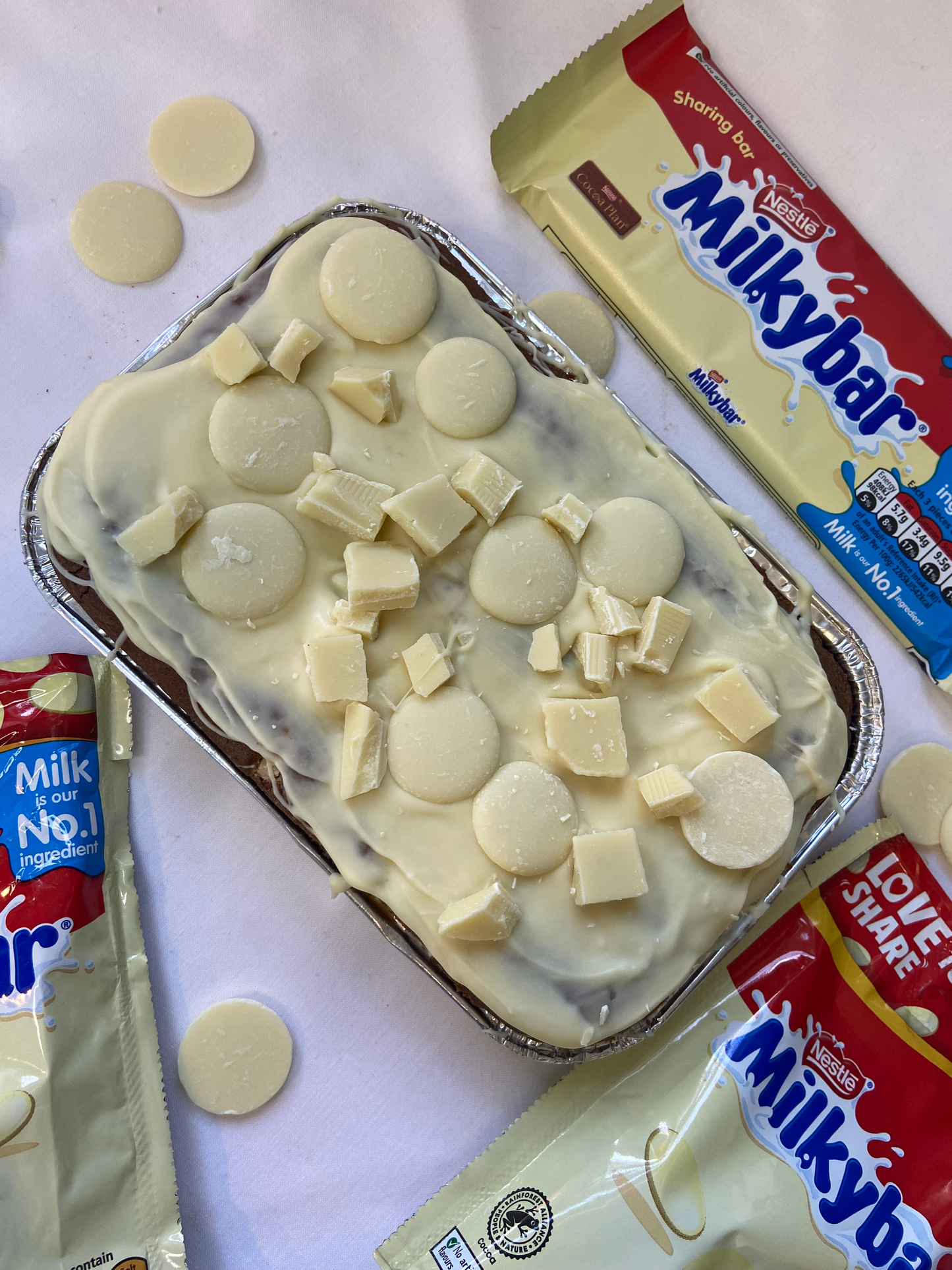 Milky Bar Brownie Tray