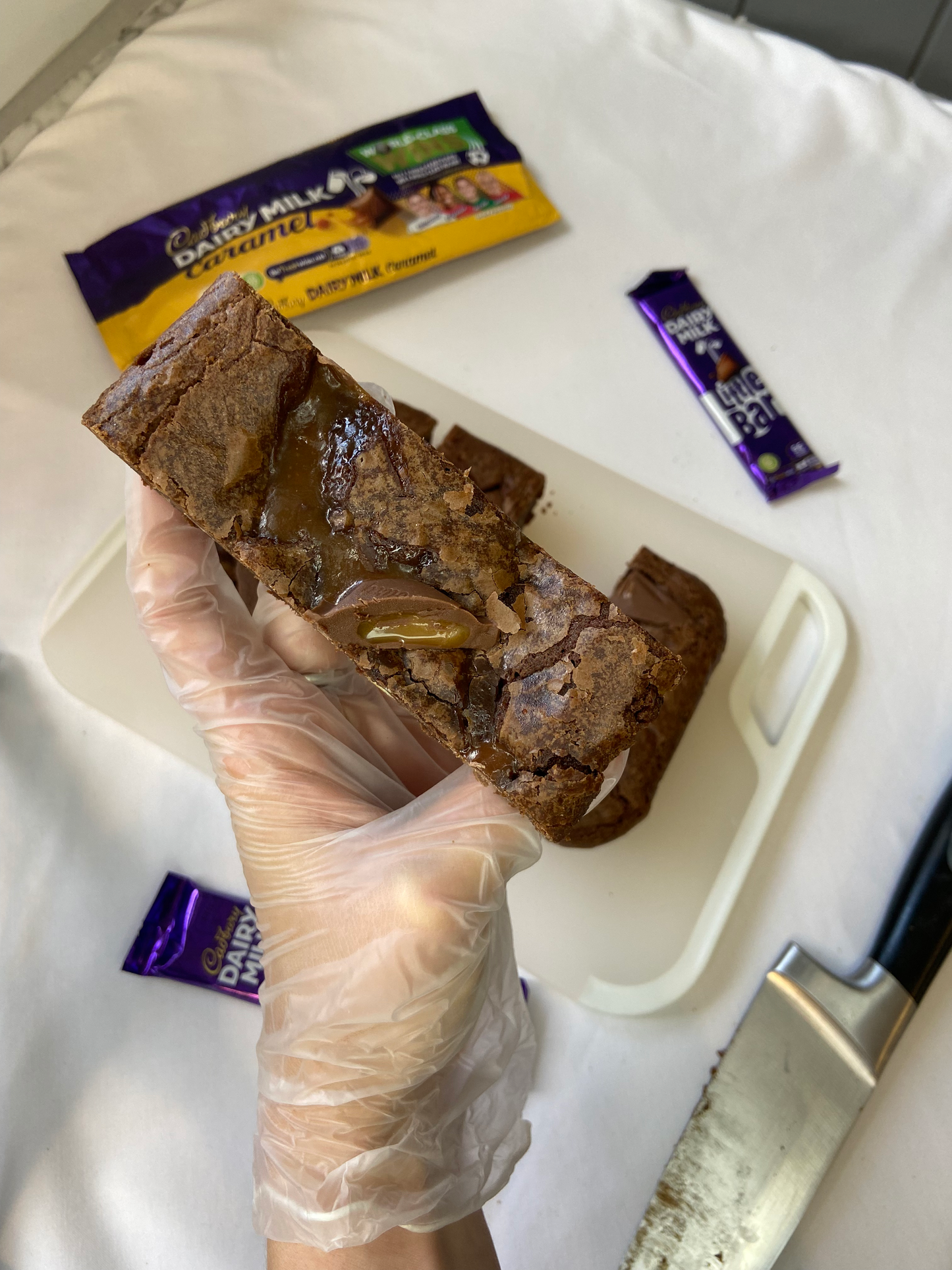 Cadbury's Caramel Brownie Tray
